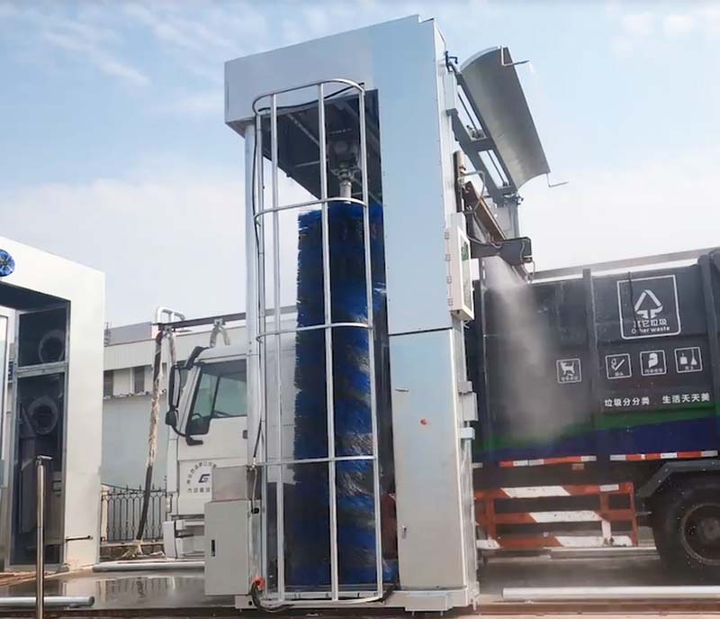垃圾车、环卫车洗车系统定制