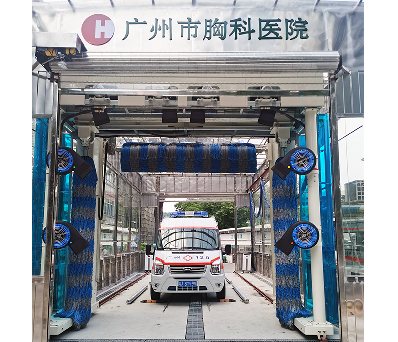 医用救护车全自动清洗消毒洗车机XX-730