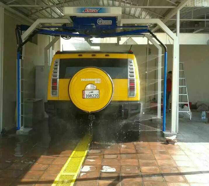 Risense touchless car wash machine CH-200 installed in Qatar! 