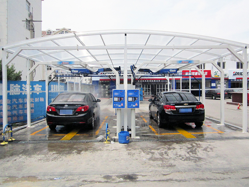 سي أتش -200 جهاز غسيل السيارات التلقائي بدون لمس مزدوج الذراع 